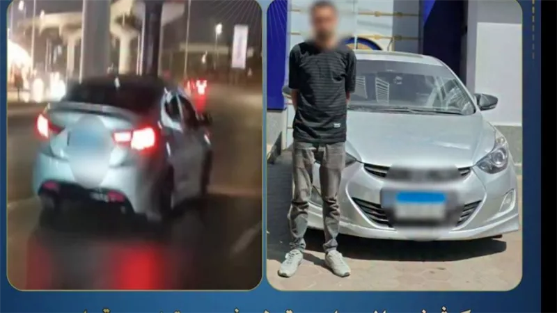 ضبط سائق بالجيزة لقيامه بحركات استعراضية بسيارته احتفالا بحفل زفاف