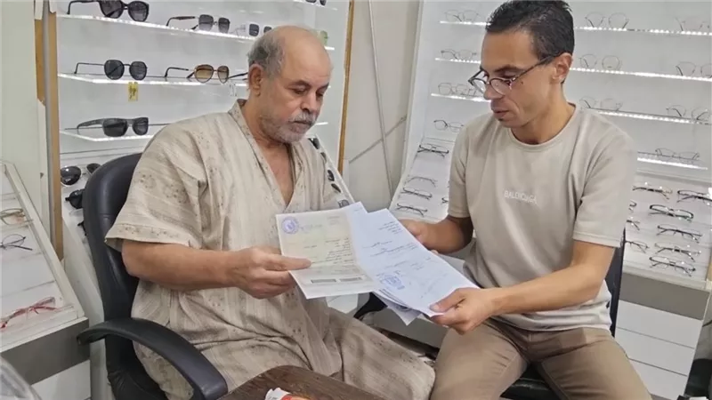 رمضان احمد ومراسل نيوز رووم 