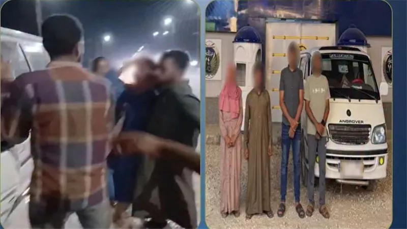 فيديو صادم يهز الشرقية.. ضبط 4 أشخاص يعتدون على سيدة داخل ميكروباص