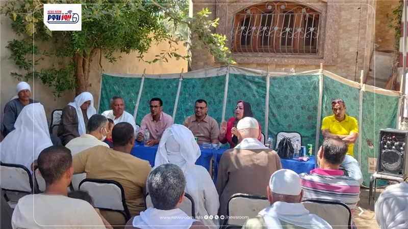 مياه الفيوم تعقد لقاءً مجتمعياً بقرية النصارية لبحث سبل تحسين خدمات مياه الشرب