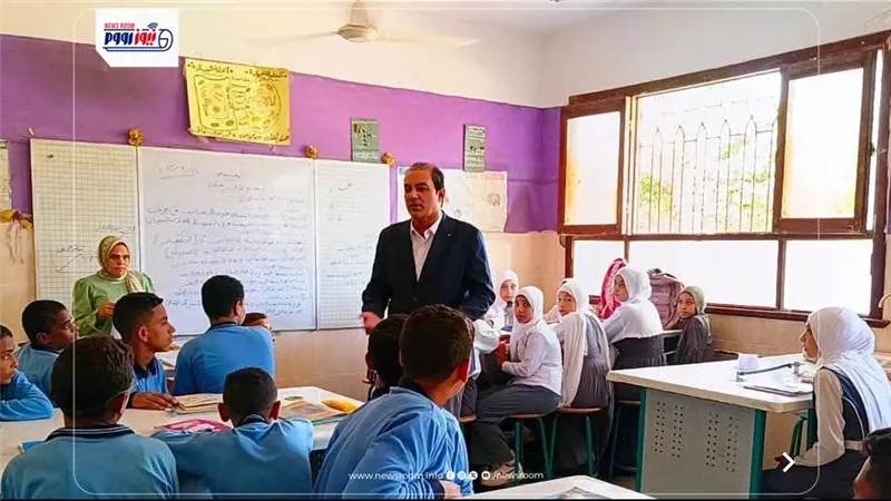 جولة ميدانية بمدارس شرق الفيوم لمتابعة انتظام الدراسة والانضباط داخل الفصول