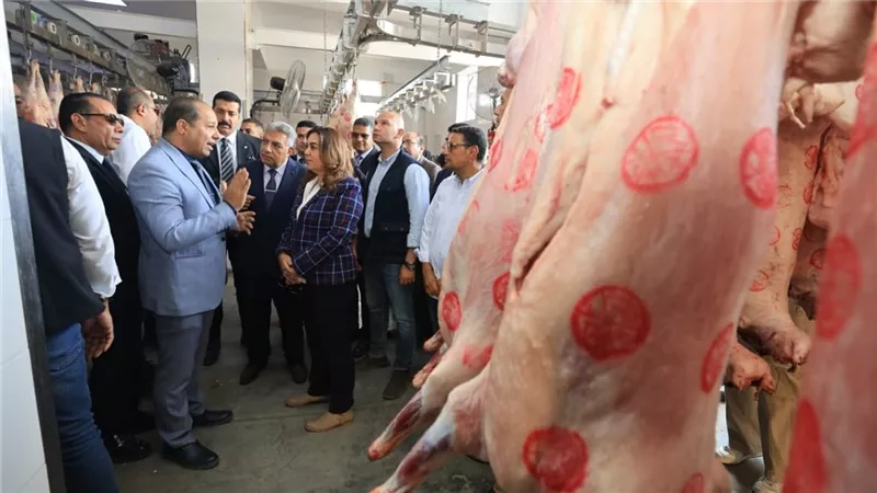 وزيرة التنمية المحلية والبيئة ومحافظ الدقهلية يفتتحان تطوير مجزر بلقاس