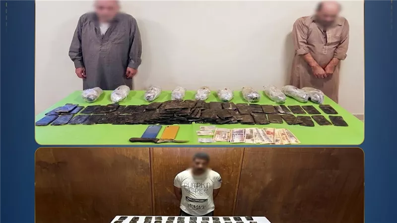 102 مليون جنيه مخدرات.. مصرع 4 عناصر وضبط 68 قطعة سلاح بالقليوبية