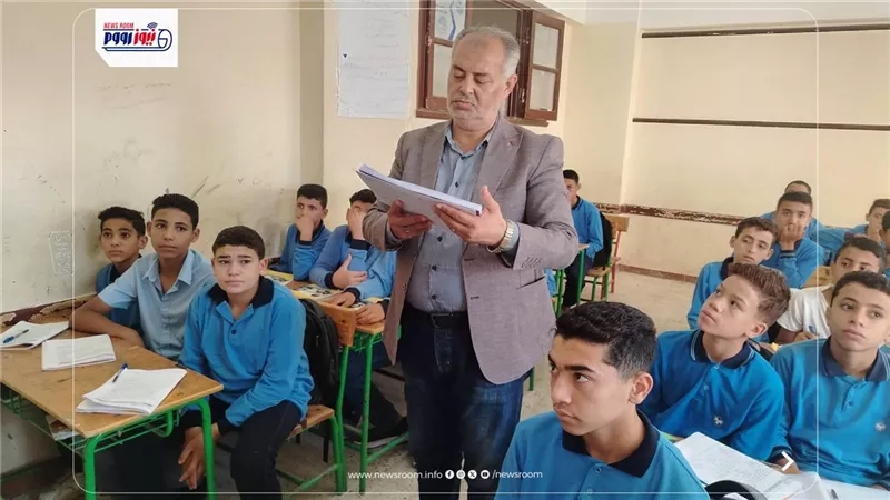 متابعة ميدانية مكثفة لانتظام الدراسة بمدارس قطاع أبوكساه بإدارة أبشواي التعليم