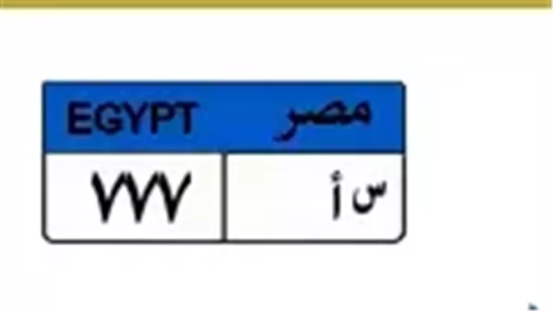 شخصان يتنافسان على «س أ 777» وسعرها يصل لـ450 ألف جنيه