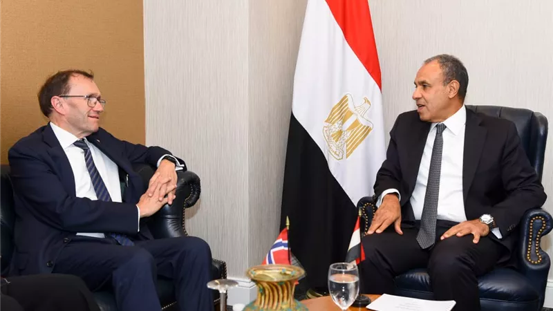 وزير الخارجية ونظيره النرويجي