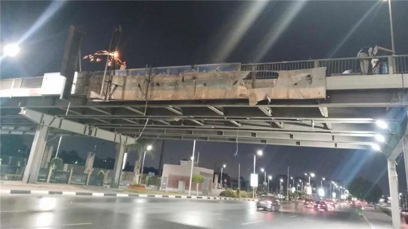 محافظ القاهرة يوجه بسرعة صيانة ورفع كفاءة كوبري الفنجري