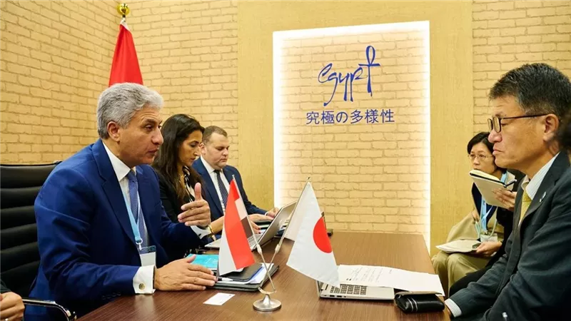 وزير السياحة يبحث مع رئيس وكالة السياحة اليابانية تعزيز التعاون بين البلدين