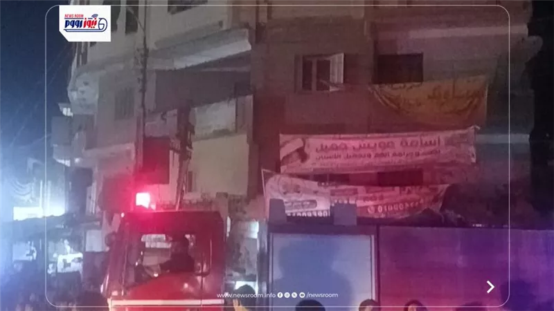 جانب من الحريق 