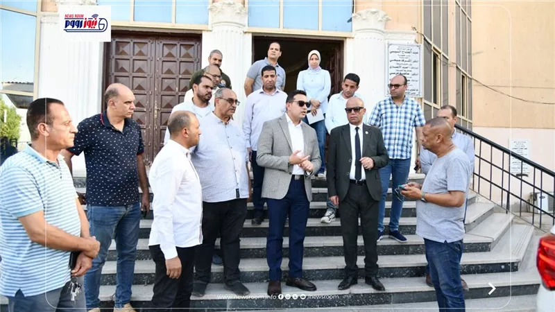 نائب محافظ الفيوم يتفقد موقع ملتقى التوظيف بنادي قارون 