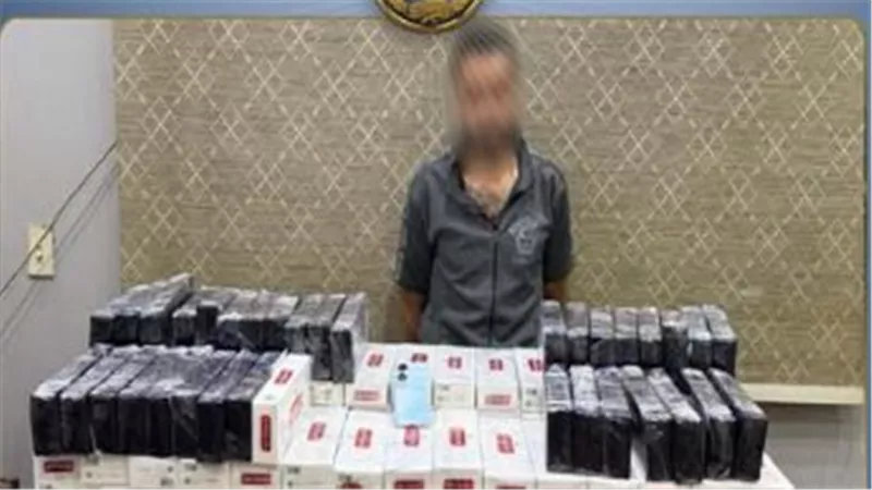 حبس تاجر سجائر مهربة 4 في بدر أيام على ذمة التحقيقات