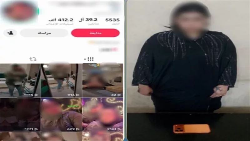 مقاطع خادشة للحياء تقود لسقوط صانعة محتوى بالدقهلية.. وضبط هاتفها
