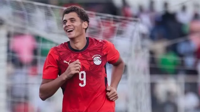حمزة عبدالكريم يدخل تاريخ منتخب مصر بهدفه الدولي الأول أمام جنوب السودان