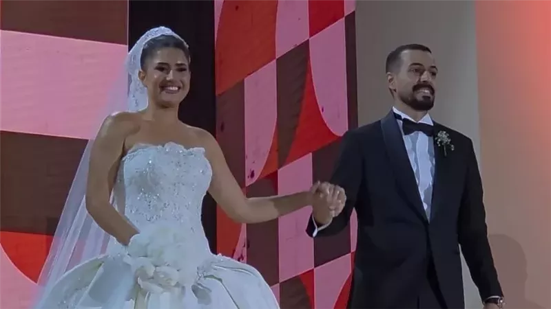 ديانا هشام وعريسها