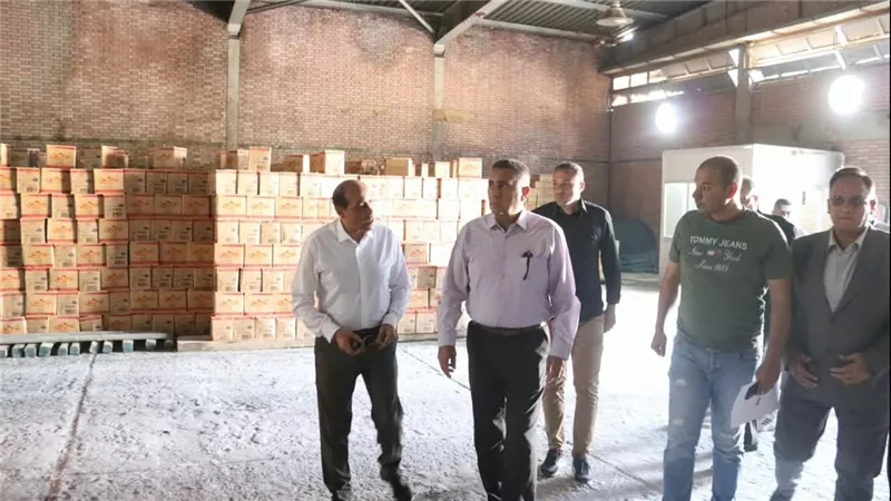محافظ القليوبية يتفقد المخازن الاستراتيجية للشركة العامة لتجارة الجملة بقليوب