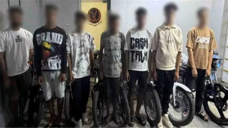 حركات استعراضية بالدراجات النارية تعطل المرور.. ضبط 7 أشخاص بكفر الشيخ