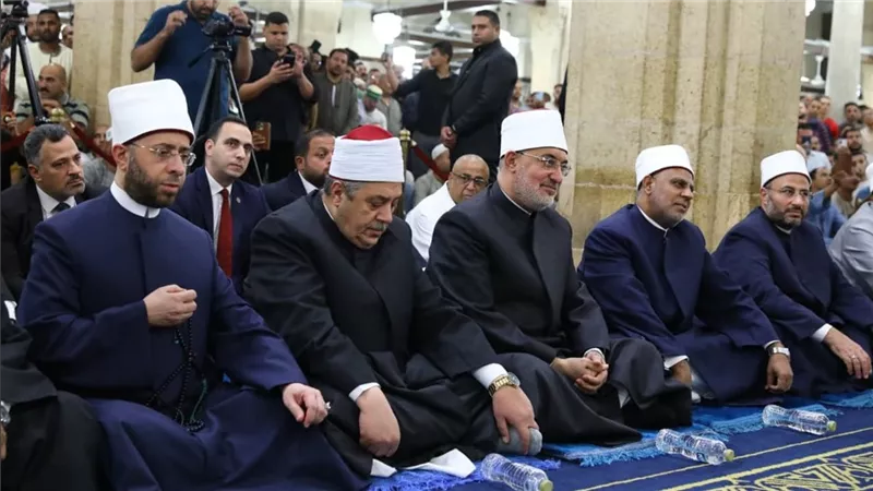 جانب من مشاركة المفتي للاحتفالية