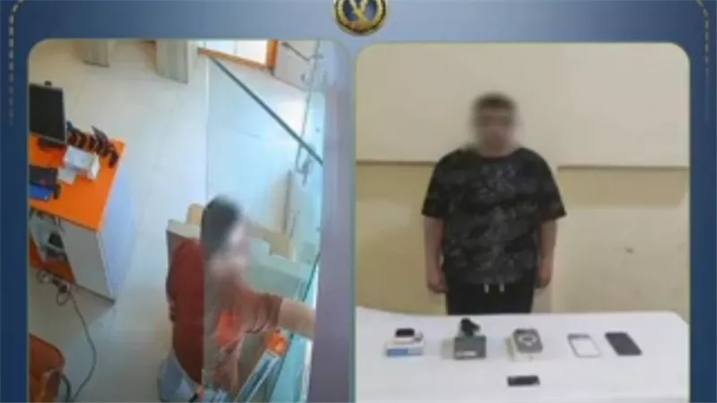 القبض على لص سرق هواتف وسماعات من محل بأكتوبر في محافظة الجيزة 