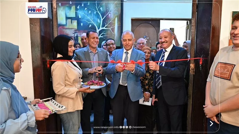 افتتاح المعرض الطلابي 
