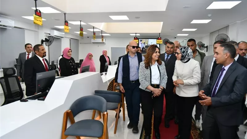 افتتاح المركز التكنولوجي بديوان عام الوادي الجديد بعد تطويره 