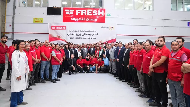 وزير العمل من مصنع فريش: كل الدعم والحماية للعمال تنفيذًا لتوجيهات الرئيس السي