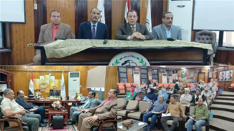 تدريب ميدانى لطلاب خدمة اجتماعية بـ 85 مدرسة بتعليم بنى سويف |تفاصيل وصور 
