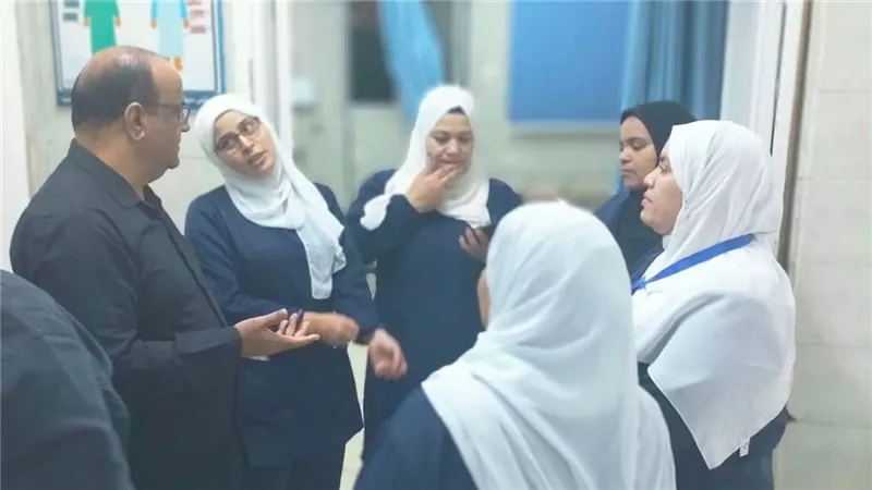  مرور ميداني مسائي مفاجئ على مستشفى منوف العام لمتابعة انتظام الخدمات الطبية