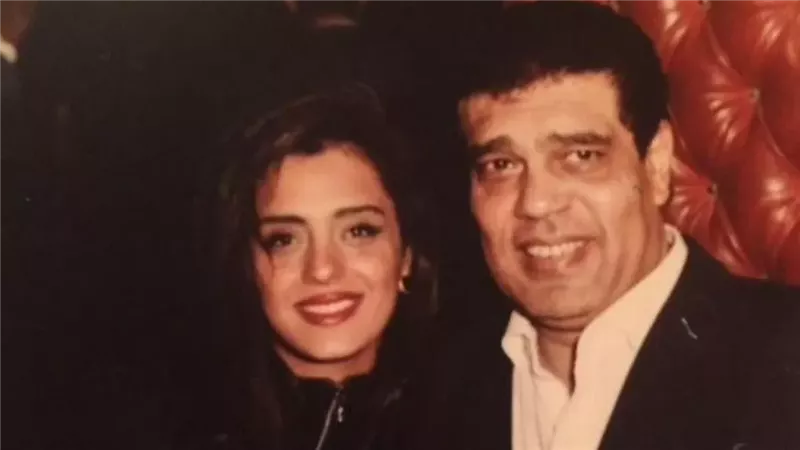 سامي العدل مع ابنته رشا
