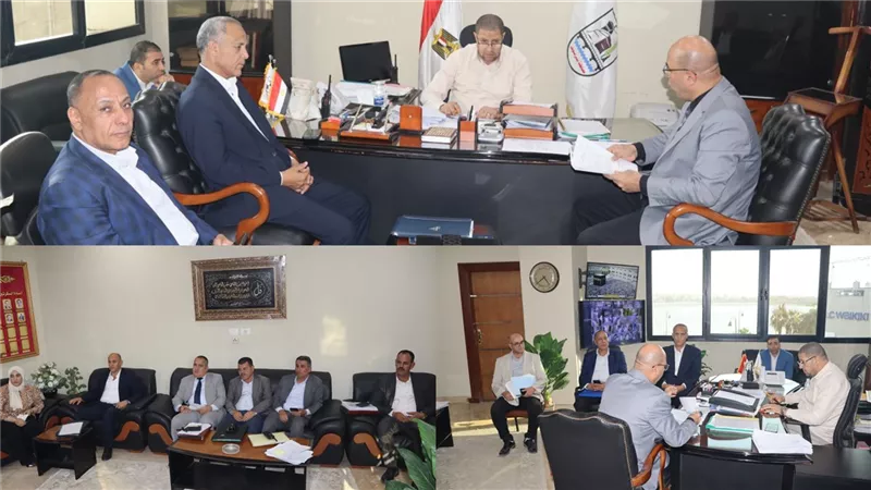 سكرتير عام بنى سويف يشدد على أهمية التنسيق لضمان سرعة البت فى طلبات الجبانات