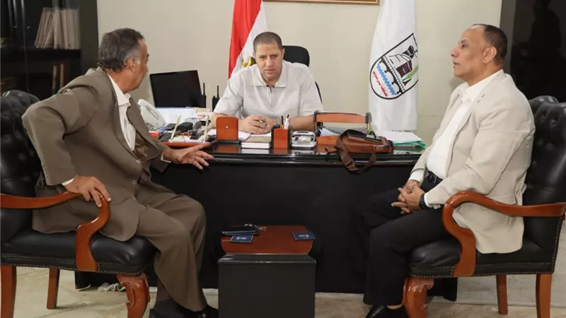 بنى سويف |بحث إجراءات أعمال صيانة كوبري العساكرة بطريق سدس/ سمسطا 