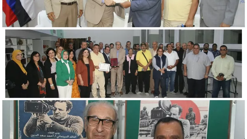 السويس تكرم مدير التصوير سعيد شيمي عن فيلمي «كتيبة الإعدام» و«حكايات الغريب»