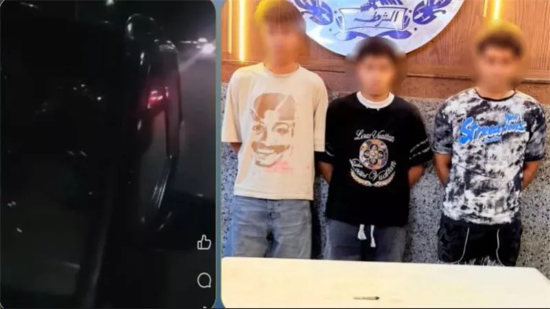 السائق اتهمهم بمحاولة سرقته.. لغز فيديو الاعتداء على سيارة بطريق طوخ