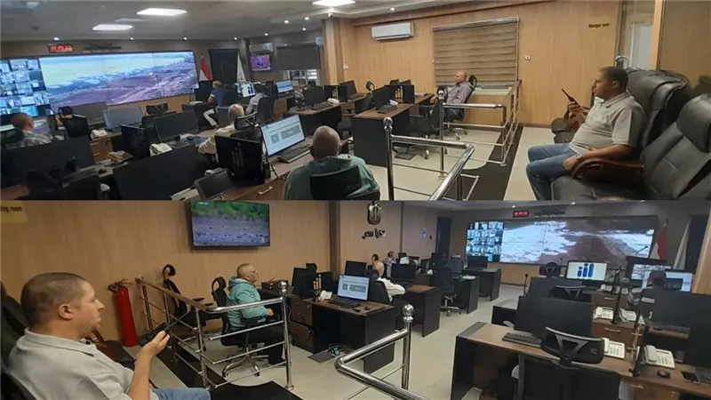 سكرتير عام بنى سويف يتابع إزالة تعدٍ على فدان أراضي زراعية بقرية هليه في ببا
