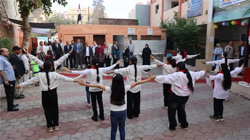 محافظ المنوفية يتفقد انطلاق الحملة القومية للتطعيم ضد الحصبة والحصبة الألمانية بالمدارس