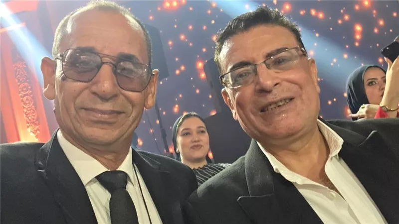 حسام بسيوني يهنئ رجل الأعمال عبده أبو السيد بزفاف ابنته |صور