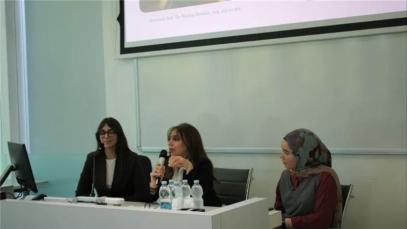 الدبلوماسية الثقافية لقاء رانيا يحيى بالجامعة الكاثوليكية بميلانو