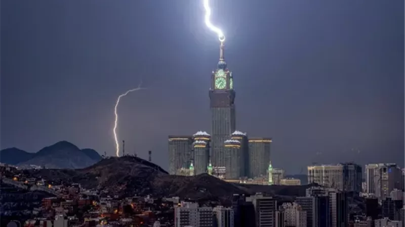 أمطار في مكة المكرمة