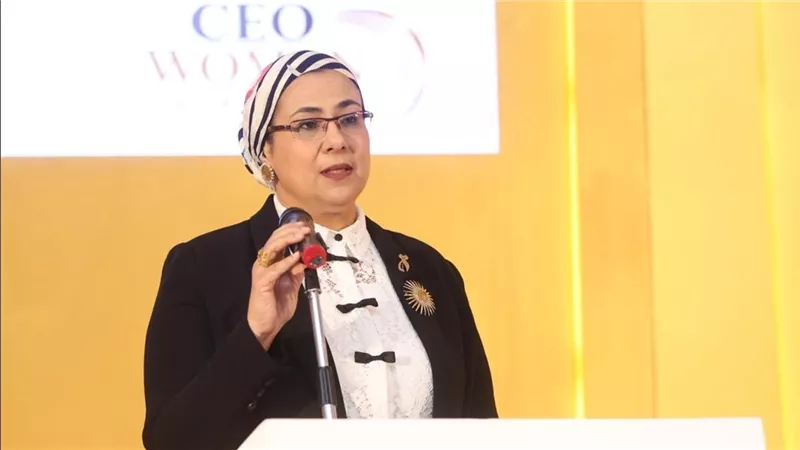 المستشارة أمل عمار تلقي كلمة رئيس الوزراء في افتتاح مؤتمر CEO WOMEN 2026 في دورته الخامسة