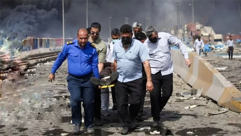 مقتل 40 شخصًا وإصابة 1200.. ارتفاع حصيلة ضحايا انفجار الميناء الإيراني
