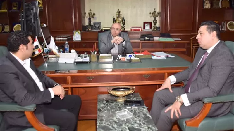 مستشار نائب وزير الاتصالات وغنيم يبحثان آليات إطلاق برنامج التطوير المؤسسي  