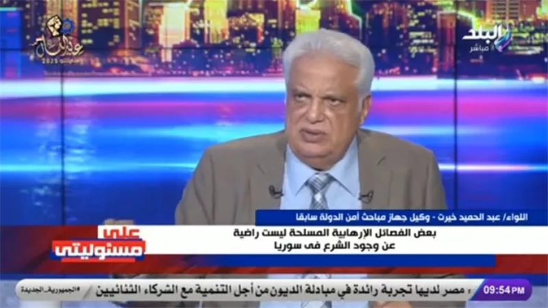 عبد الحميد خيرت: جماعة الإخوان دائما تعمل لصالح إسرائيل