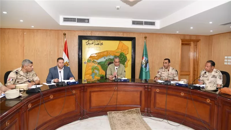 محافظ الفيوم يتابع الاستعدادات النهائية للتدريب العملي المشترك «صقر 149»