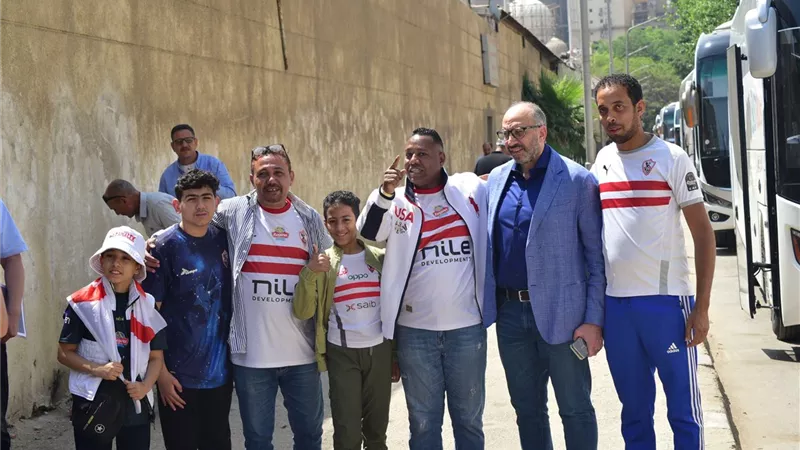 جماهير الزمالك تستعد للسفر إلى الإسكندرية لمؤازرة الفريق أمام المصري |صور 
