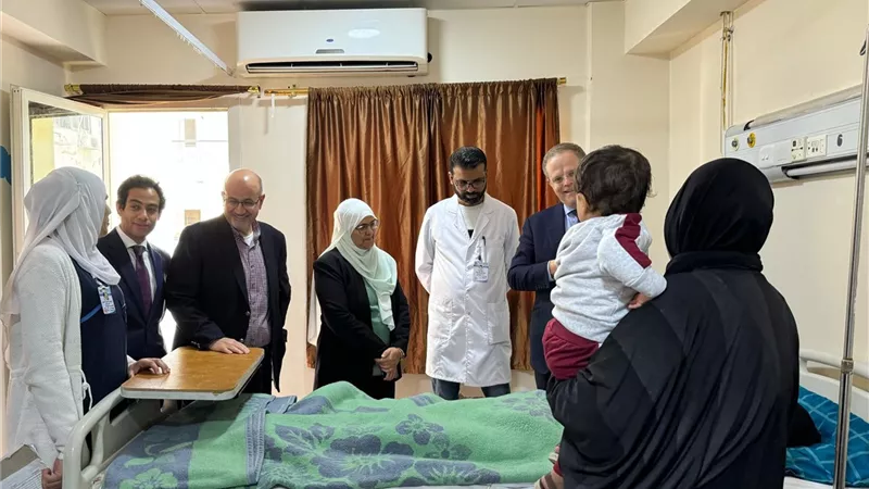 منظمة الصحة العالمية في مصر والمملكة المتحدة تتعاونان لدعم المرضى الفلسطنيين
