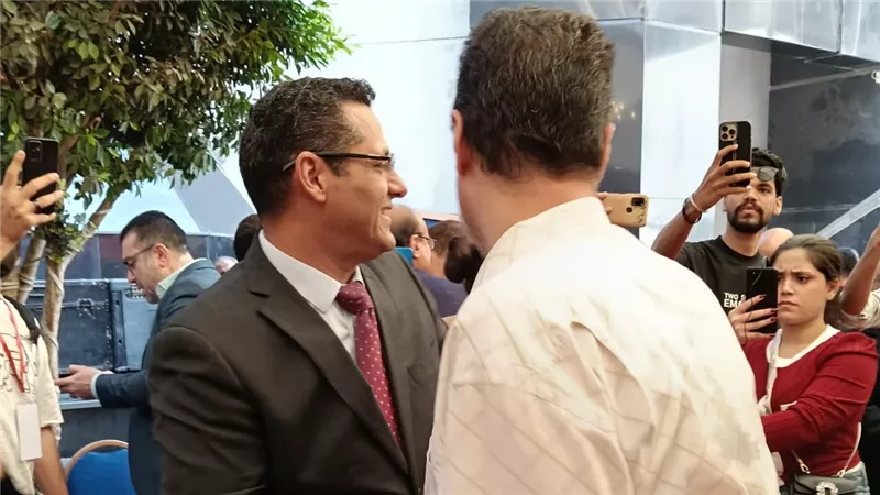 وصول خالد البلشى النقيب الحالى والمرشح فى انتخابات نقابة الصحفيين