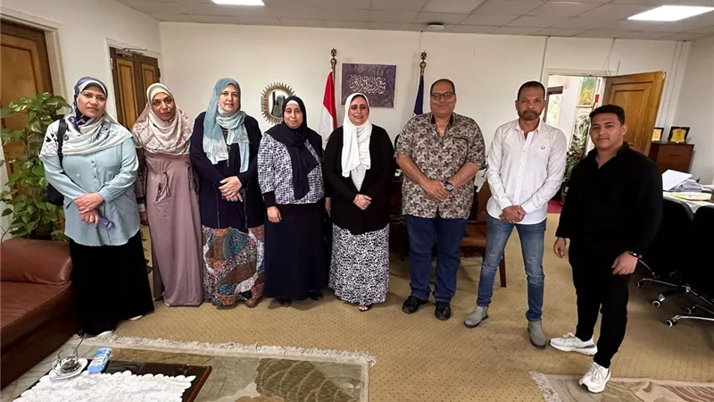 جامعة قناة السويس تبحث التعاون مع الهيئة القبطية الإنجيلية ومديرية الزراعة