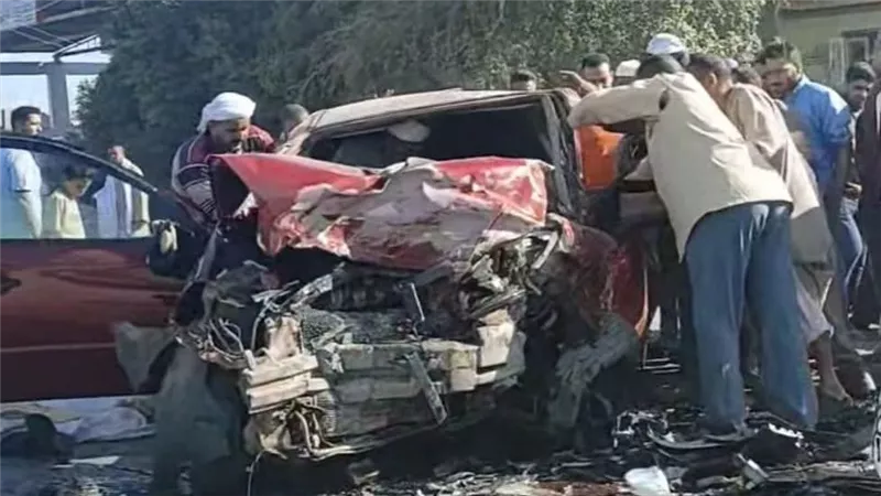 بالأسماء.. وفاة 3 أشخاص وإصابة 2 في حادث بطريق منفلوط بأسيوط