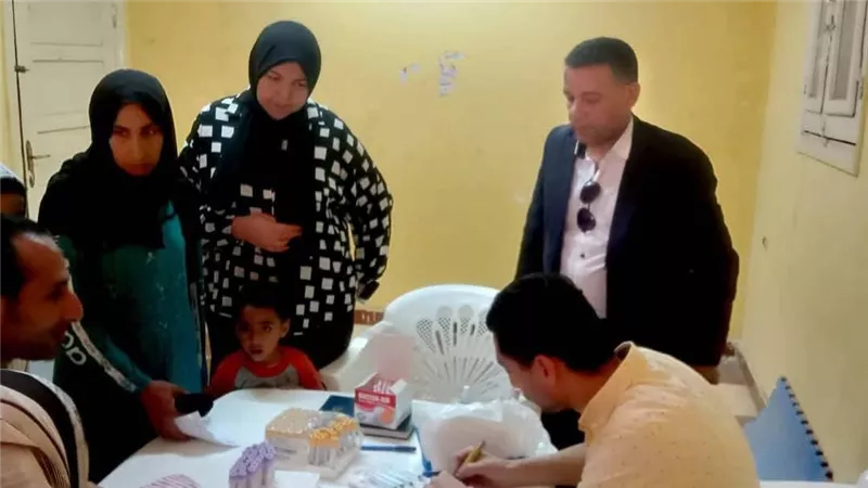 قوافل طبية شاملة تجوب قرى البحيرة لتوفير الرعاية الصحية المجانية