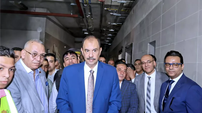 محافظ سوهاج يتفقد الأعمال الإنشائية لمشروع إنشاء مستشفى المراغة المركزي الجديد