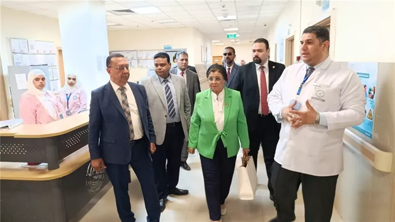 ئائب وزير الصحة تتفقد عددًا من المنشآت الصحية بمحافظة أسوان